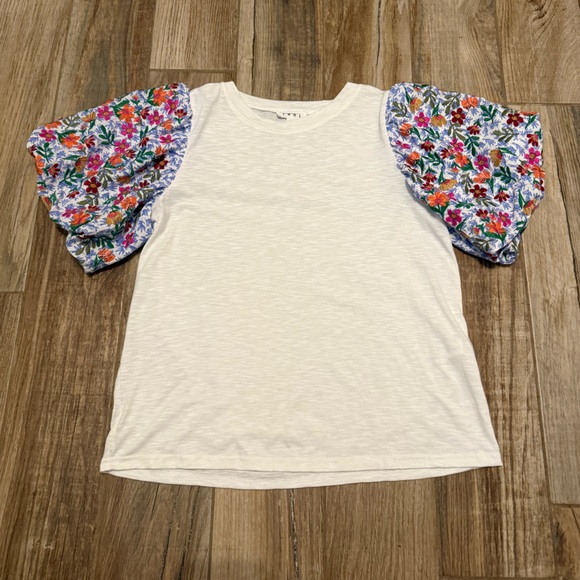 THML Embroidered Puffy Sleeve Fiesta Top - Picture 2 of 4